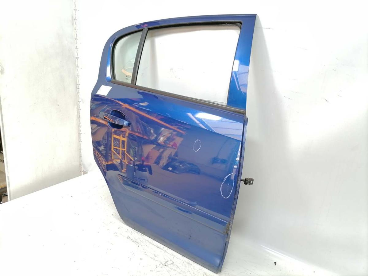 Opel Corsa D original Tür hinten rechts Z21B Ultrablau Bj.2007